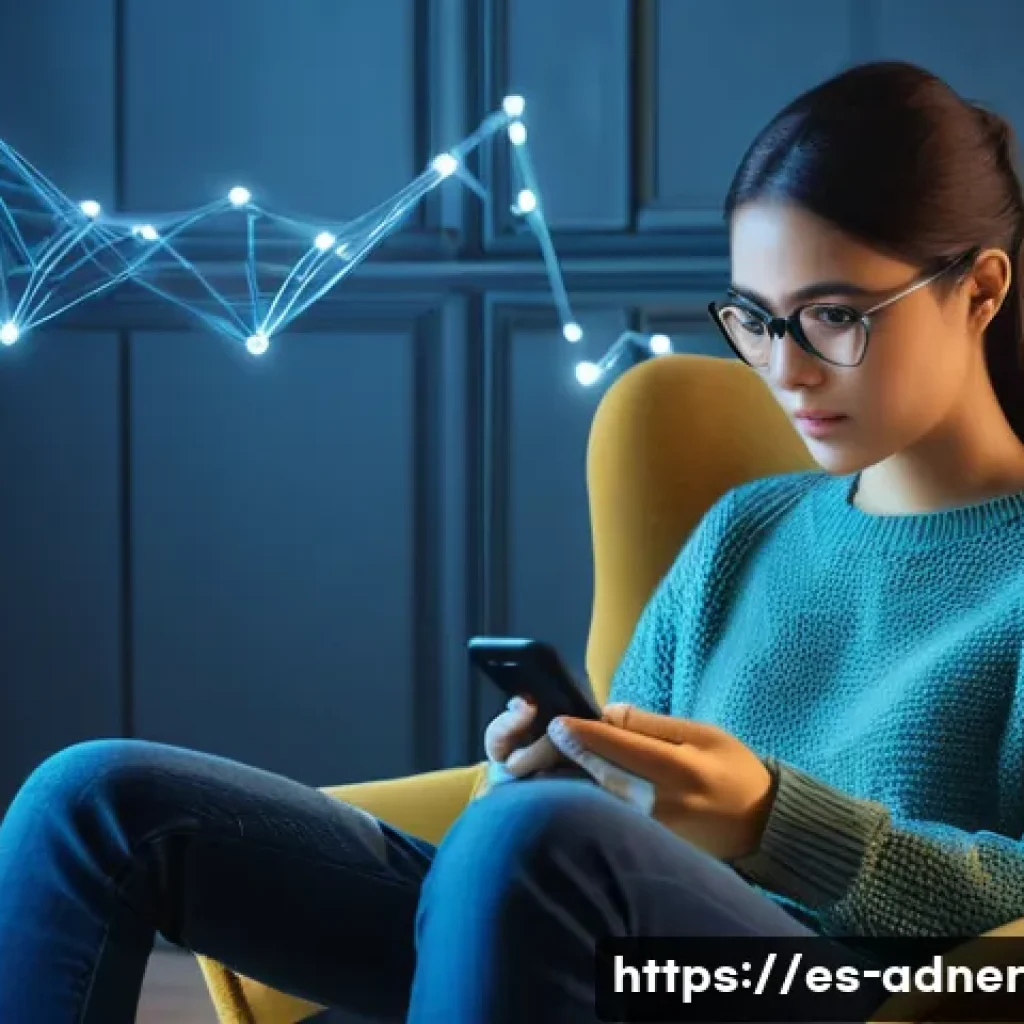 다크 소셜 캠페인 기획의 주요 포인트 - **Prompt:** A young adult, dressed in a cozy, long-sleeved sweater and jeans, is sitting on a comfor...